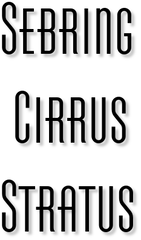 Chrysler Sebring / Cirrus / Stratus