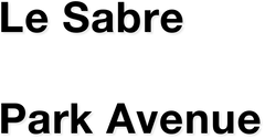 BUICK Le Sabre / Park Avenue